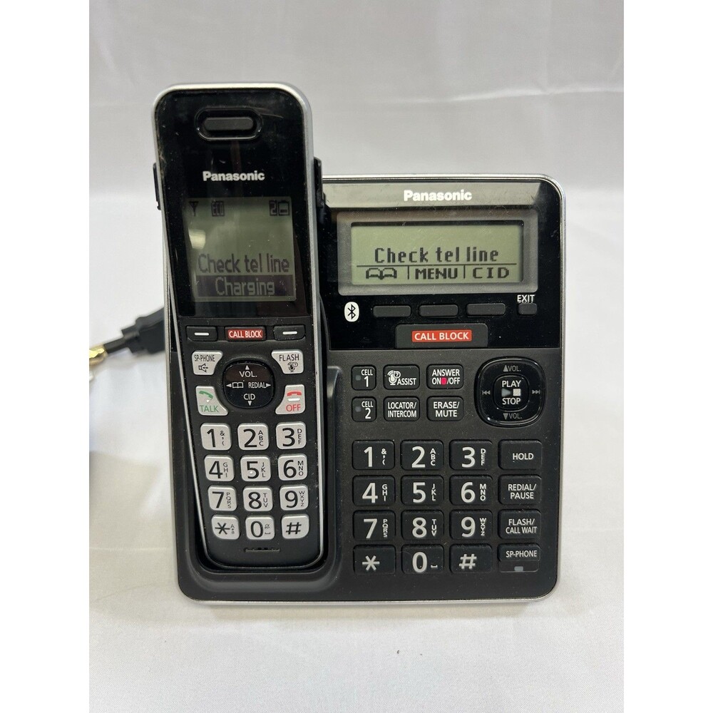 Panasonic KX-TGF970 Wireless/Cordless Phone w/ 2 Additional Handsets - Picture 2 of 7